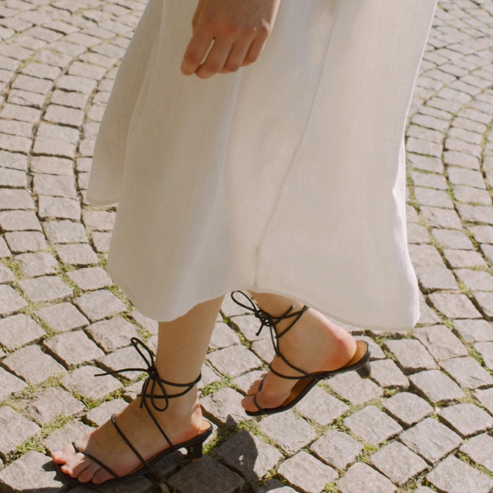 LOQ ‘Roma’ Sandal in Black